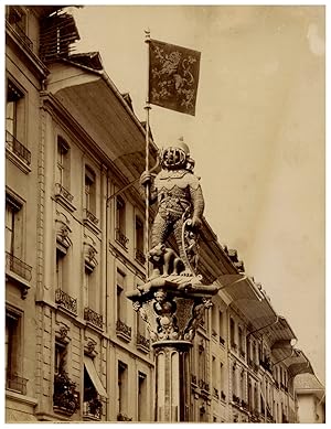 Suisse, Berne, Statue de fontaine, Photo. G. Sommer