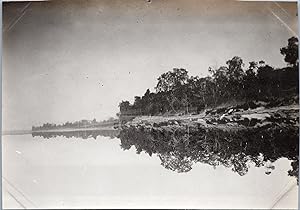 Burma, Irradawy, Banks of the River, vintage silver print, ca.1910