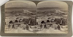 Underwood, Palestine, Village of Nain and Mt. Tabor, stereo, 1904