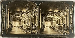 White, France, Paris, Galerie d'Apollon au Louvre, stereo, 1901