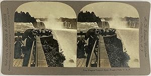 Griffith, USA, Niagara Falls, Prospect Point, stereo, ca.1900