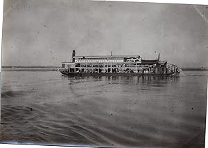 Seller image for Burma, Irrawaddy Flotilla Company, Boat, vintage silver print, ca.1910 for sale by photovintagefrance