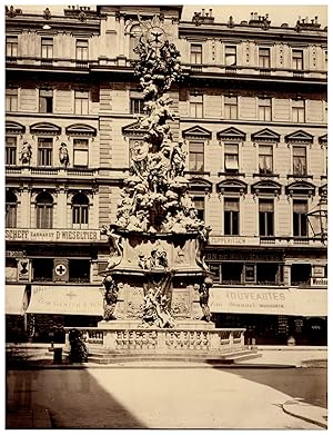 Österreich, Wien, Dreifaltigkeits-Säule, Photo. Aug. Stauda