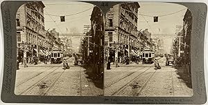 Underwood, Canada, Toronto, Yonge Street, stereo, 1904