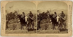 Strohmeyer & Wyman, USA, Colorado, Mountain Climbers, stereo, 1898