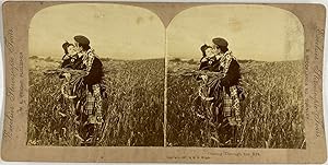 Wright, Genre Scene, Coming through the Rye, stereo, 1897
