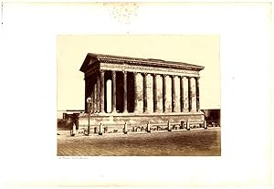 Nîmes, maison carrée, photographe amateur primitif