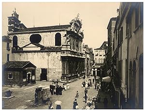 Italie, Venezia, Santa Maria del Giglio (San Marco), il mercato dell'antiquariato