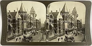 White, England, London, Law Courts Building, stereo, 1903