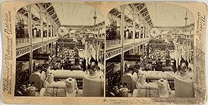 Underwood, France, Paris, Exposition of 1900, Interior of Machinery Hall, stereo