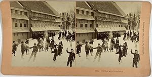 Kilburn, Genre Scene, On the way to school, stereo, 1889