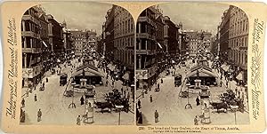 Underwood, Austria, Vienna, The Broad and busy Graben, stereo, 1898