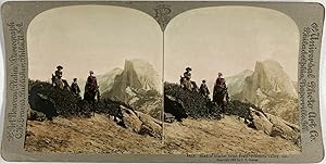 Graves, USA, Yosemite Valley, Head of Glacier Point Trail, stereo, 1900