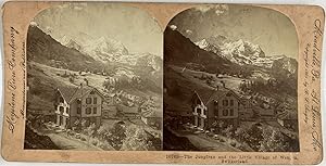 B.L. Singley, Switzerland, Wengen, The Jungfrau, stereo, 1901