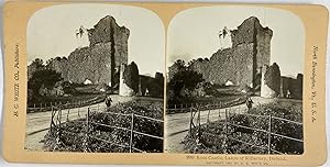 White, Ireland, Killarney, Ross Castle, stereo, 1901