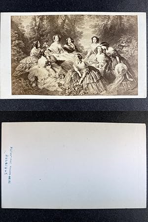 Bild des Verkufers fr Eugnie de Montijo et sa cour, Franz Xaver Winterhalter zum Verkauf von photovintagefrance