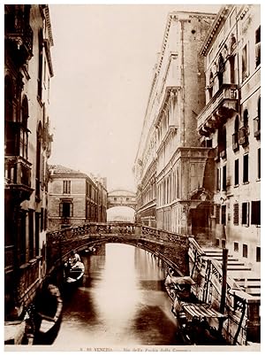 Italie, Venezia, Rio della Paglia dalla Canonica