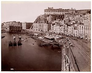 Italie, Napoli, Santa Lucia, panorama, G. Sommer