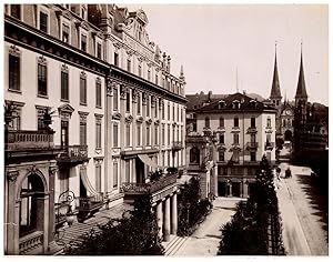 Suisse, Luzern, Hotel Schweizerhof, G. Sommer