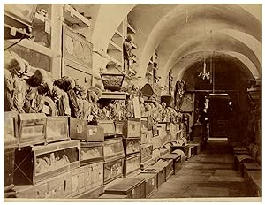 Italie, Palermo, Catacombe dei Cappuccini, Dettaglio, G. Incorpora