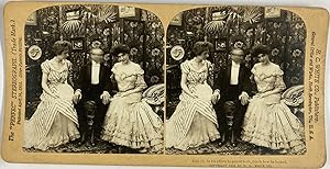 White, Genre Scene, In his efforts to please both, this is how he looked, stereo, 1903