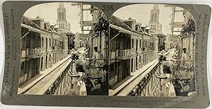 Keystone, Ecuador, Guayaquil, Spanish Maiden of Balcony, stereo, 1902