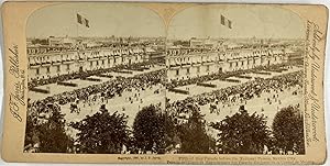 Jarvis, Mexico, Mexico City, Fifth of May Parade, stereo, 1890