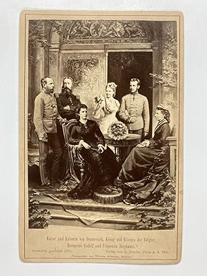 Hoffmann, Prince Rudolf of Austria-Hungary with his family, albumen print, 1881