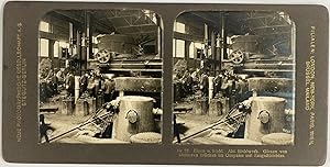 Steglitz, Germany, Steel Work Machine, stereo, ca.1900