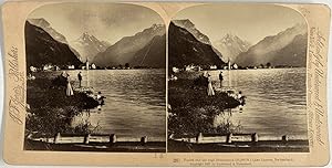 Underwood, Switzerland, Lake Lucerne, stereo, 1897