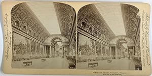 Bert Underwood, France, Versailles, Gallery of Battles, stereo, 1894