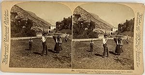 Underwood, Switzerland, Bernese Alps, Visp Valley, stereo, 1901
