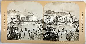 White, France, Paris, Exposition of 1900, Grand Palace of Fine Arts, stereo, 1901