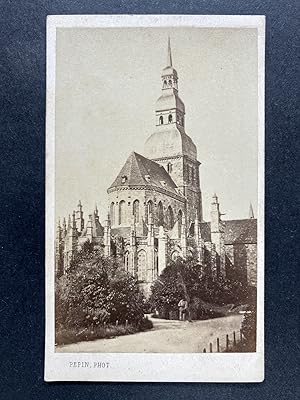 Pépin, France, Dinan, Eglise Saint-Sauveur, CDV albumen print