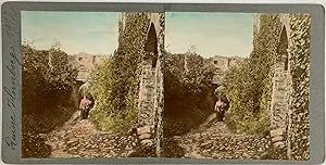 Allemagne, Hornberg, Ruines 2, Vintage print, circa 1900, Stéréo