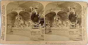 France, Paris, Exposition de 1900, Vintage print, Circa 1900, Stéréo