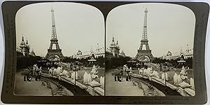 White, France, Paris, stereo, Eiffel Tower, Paris Exposition, 1900