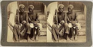 Underwood, India, Secunderabad, stereo, Teachers of the faith, Brahman priests, 1903