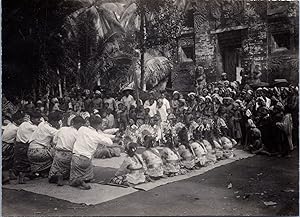 Indonesia, Bali, Ceremony, vintage silver print, ca.1928