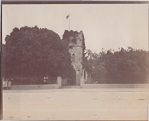 Australia, Albany, St John's Anglican Church, The Tower, vintage silver print, ca.1925