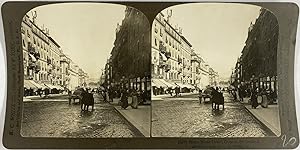White, Switzerland, Geneva, Monte Blanc Street, stereo, 1901
