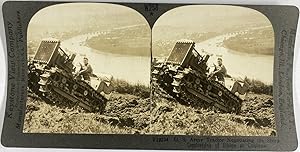 Keystone, Coblenz, U.S. Army Tractor, stereo, ca.1900