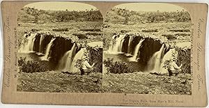 Wright, South Africa, Hart's Hill, Tugela Falls, stereo, 1900