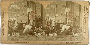 Littleton, Genre Scene, That Pesky Rat again, stereo, 1891