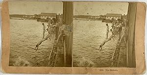 Kilburn, USA, Genre Scene, The Bathers, stereo, ca.1900