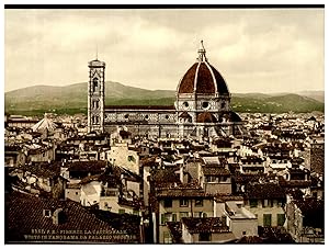 Firenze, La Cattedrale vista in Panorama di Palazzo Vecchio