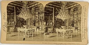 Jarvis, France, Fontainebleau, Reception Room of Catherine de Medicis, stereo, 1889