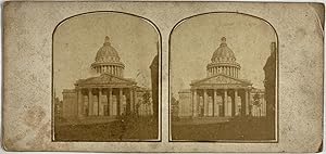 France, Paris, Panthéon, Vintage print, Stéréo