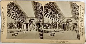 France, Versailles, Intérieur du Château de Versailles, Vintage print, circa 1880, Stéréo