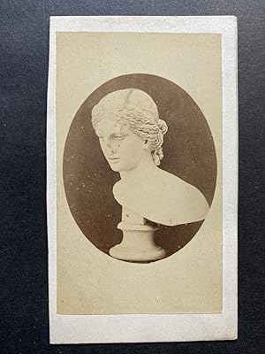 Buste de la Déesse d'Arles, Vintage albumen print, ca.1870